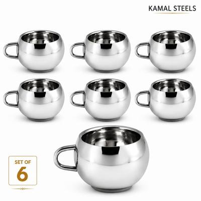 MATKA CUP  (Set of 6) — wholesale stainless steel from Kamal Steels Mumbai