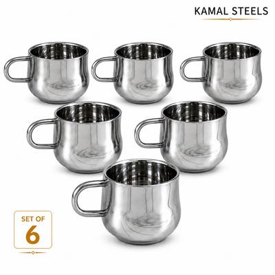 APPLE CUP (Set of 6) — wholesale stainless steel from Kamal Steels Mumbai